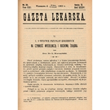 Gazeta Lekarska. 1901, R. 35, T. 21, nr 32