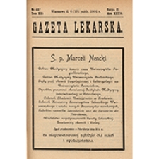 Gazeta Lekarska. 1901, R. 35, T. 21, nr 42