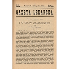 Gazeta Lekarska. 1901, R. 35, T. 21, nr 50
