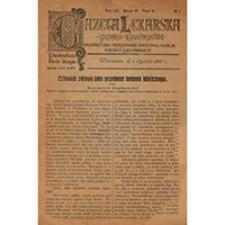 Gazeta Lekarska. 1920, R. 54, T. 5, nr 9