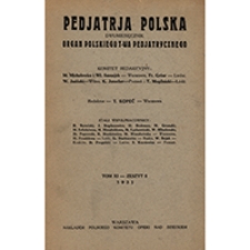 Pediatria Polska R.1931 T.11