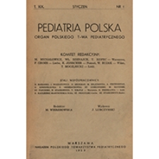 Pediatria Polska R. 1939 T.19