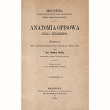 Anatomia opisowa ciała ludzkiego. Tom 3