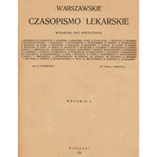 Warszawskie Czasopismo Lekarskie. 1934, R. 11, nr 15