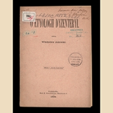 O etyologii dyzenteryi