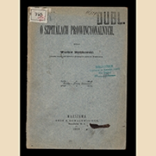 O szpitalach prowincyonalnych