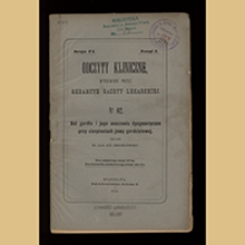Ból gardła i jego znaczenie dyagnostyczne przy cierpieniach jamy gardzielowej