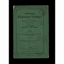 Über die Beziehungen der Krankheiten des Kindesalters zu den Zahnkrankheiten