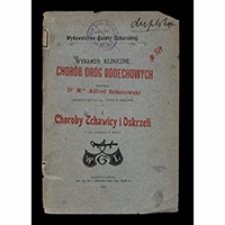 Wykłady kliniczne chorób dróg oddechowych. 1, Choroby tchawicy i oskrzeli