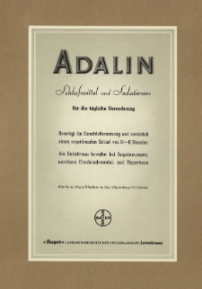 Adalin ; Compral