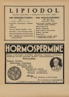 Hormospermine ; Lipiodol