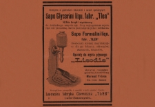 Salvator ; Perdynamin ; Sapo Glycerini ; Amarol ; Wina lecznicze ; Sano Kakao ; Wody mineralne ; Syrop Sulfogwajakolowy ; Zdrój Natalii ; Fabryka Zdrowie