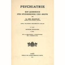 Psychiatrie : ein Lehrbuch für Studierende und Ärzte Bd. 3