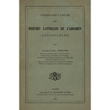 Contribution a l'etude des hernies lat&eacute;rales de l'abdomen (laparoc&egrave;les)