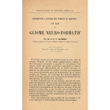 Contribution a l'etude des tumeurs du cerveau : un cas de gliome neuro-formatif