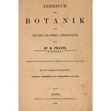 Lehrbuch der Botanik für mittlere und höhere Lehranstalten : bearbaitet unter Zugrundelegung des Lehrbuchs der Botanik von Jul. Sachs