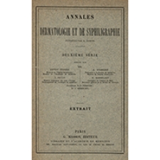 De la psorospermose folliculaire v&eacute;g&eacute;tante : &eacute;tude anatomo-pathologique d'une affection cutan&eacute;e non d&eacute;crite ou comprise dans le groupe des acn&eacute;s s&eacute;bac&eacute;es, corn&eacute;es, hypertrophiantes, des k&eacute;ratoses (ichthyoses) folliculaires, etc.