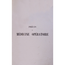 Précis iconographique de médecine opératoire et d'anatomie chirurgicale