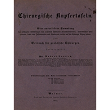 Chirurgische Kupfertafeln : eine auserlesene Sammlung der nöthigsten Abbildungen von äusserlich sichtbaren Krankheitsformen, anat. Präparaten, sowie von Instrumenten und Bandagen, welche aus die Chirurgie Bezung haben zum Gebrauch für praktische Chirurgen. Heft 96