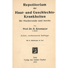 Repetitorium der Haut- und Geschlechtskrankheiten für Studierende und Aerzte