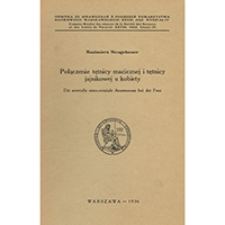 Połączenie tętnicy macicznej i tętnicy jajnikowej u kobiety